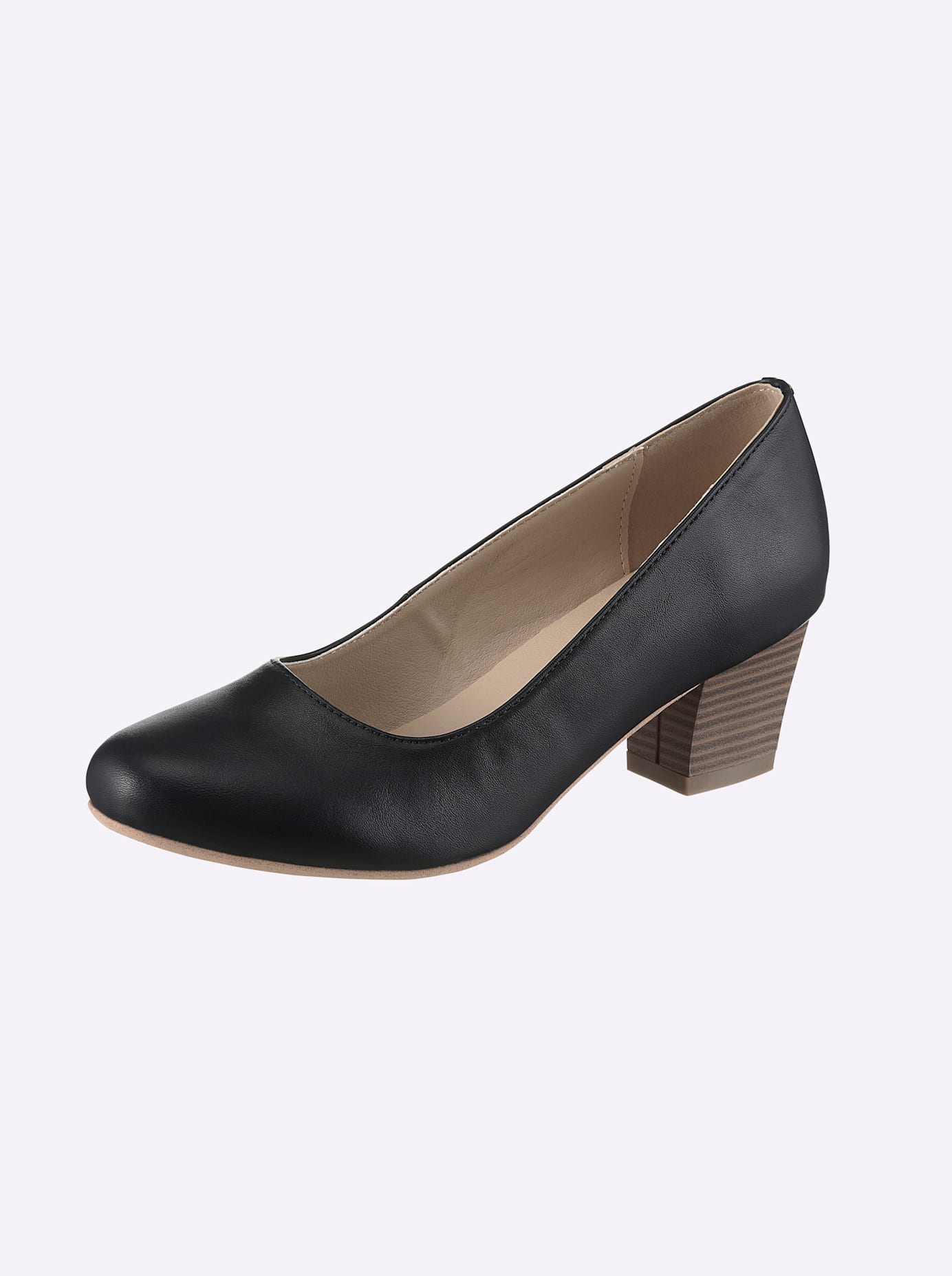 Pumps ANDREA CONTI, Damen, Gr. 42, nachtblau, Lederimitat, Schuhe Pumps