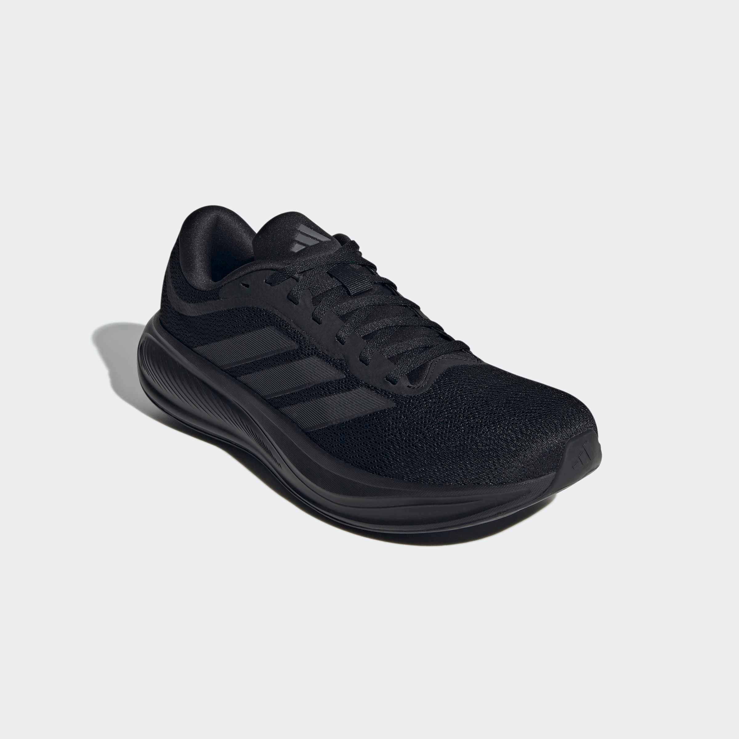 Laufschuh ADIDAS PERFORMANCE "RESPONSE RUNNER 2", Damen, Gr. 40, core schwarz, core schwarz, grau five, Synthetik, Textil, Schuhe Laufschuh