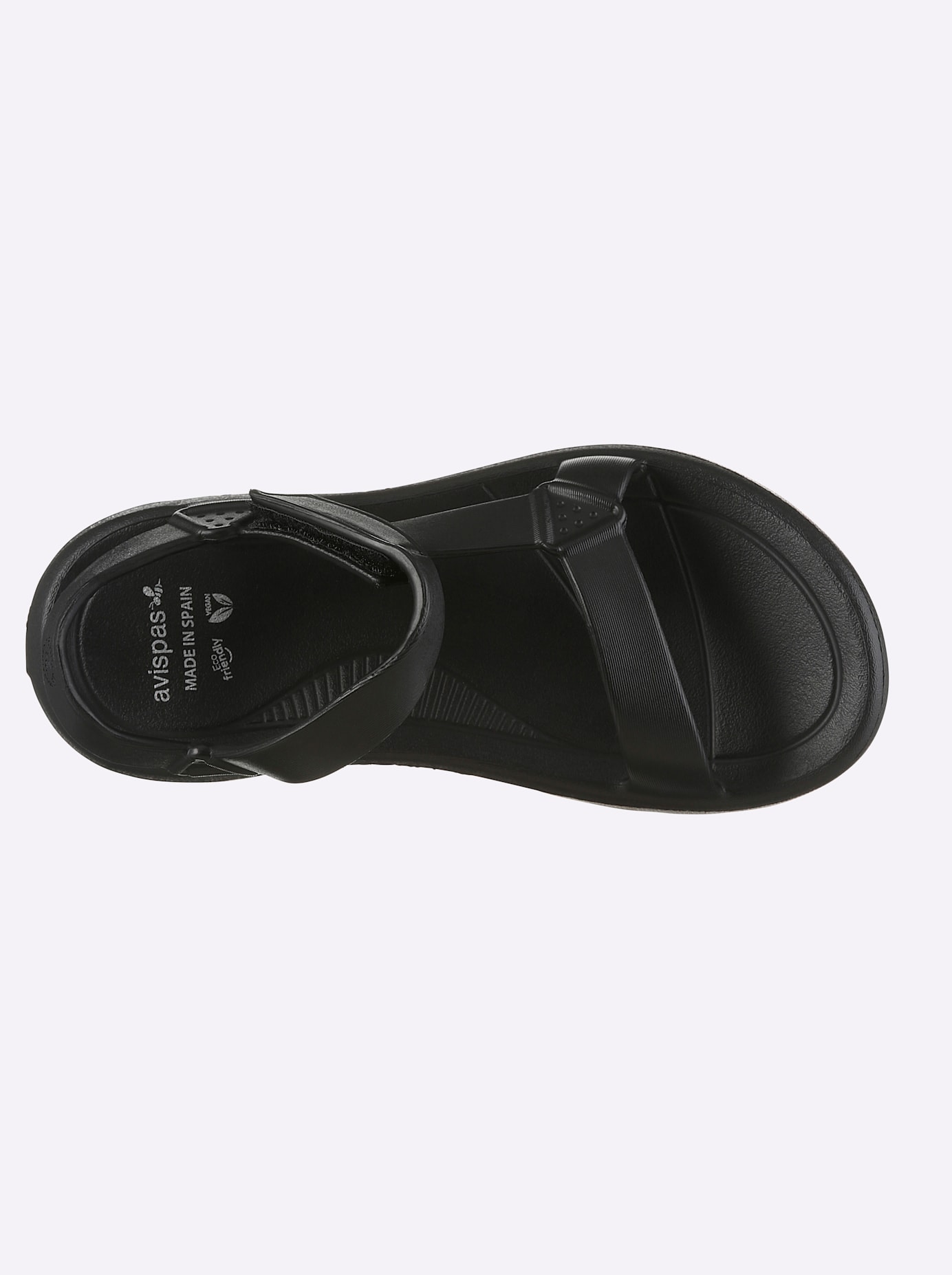 Badesandale CASUAL LOOKS, Damen, Gr. 36, schwarz, Schuhe