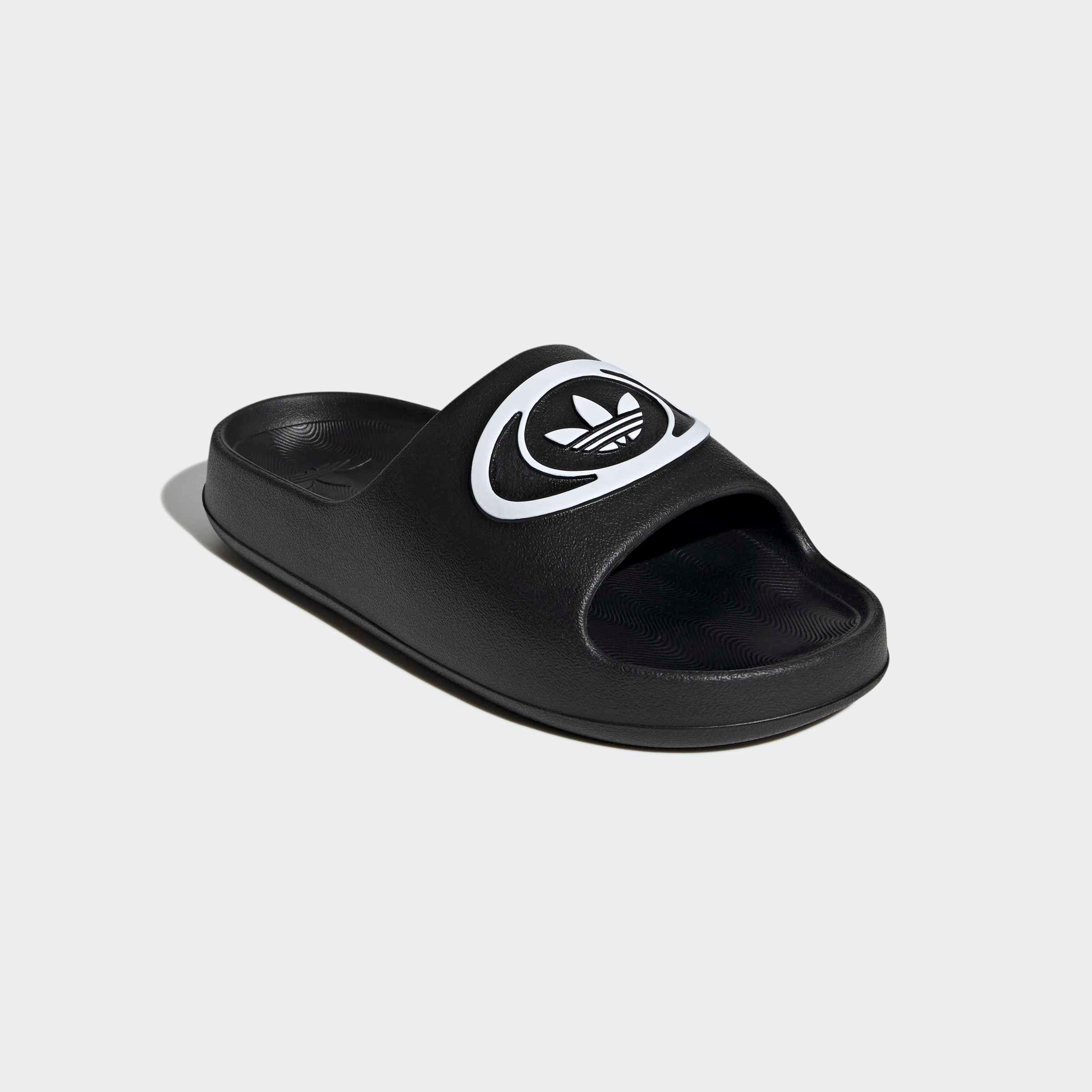 Badesandale ADIDAS ORIGINALS "ADILETTE 00S BADESCHLAPPEN", Damen, Gr. 50, core schwarz, cloud weiß, none, Synthetik, Schuhe