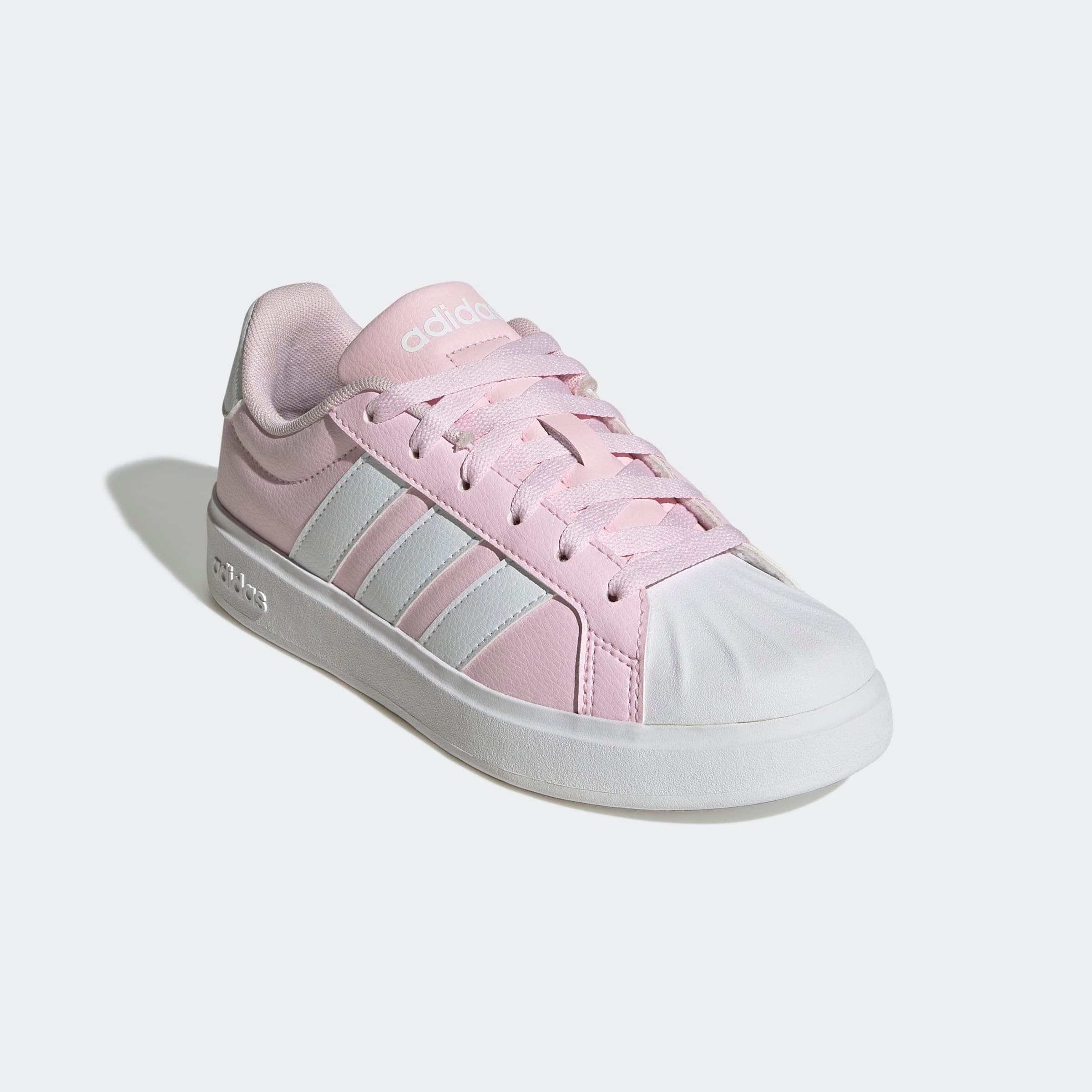 Sneaker ADIDAS SPORTSWEAR "STREETTALK", Damen, Gr. 35,5, clear pink, cloud weiß, grau two, Synthetik, Schuhe Sneaker