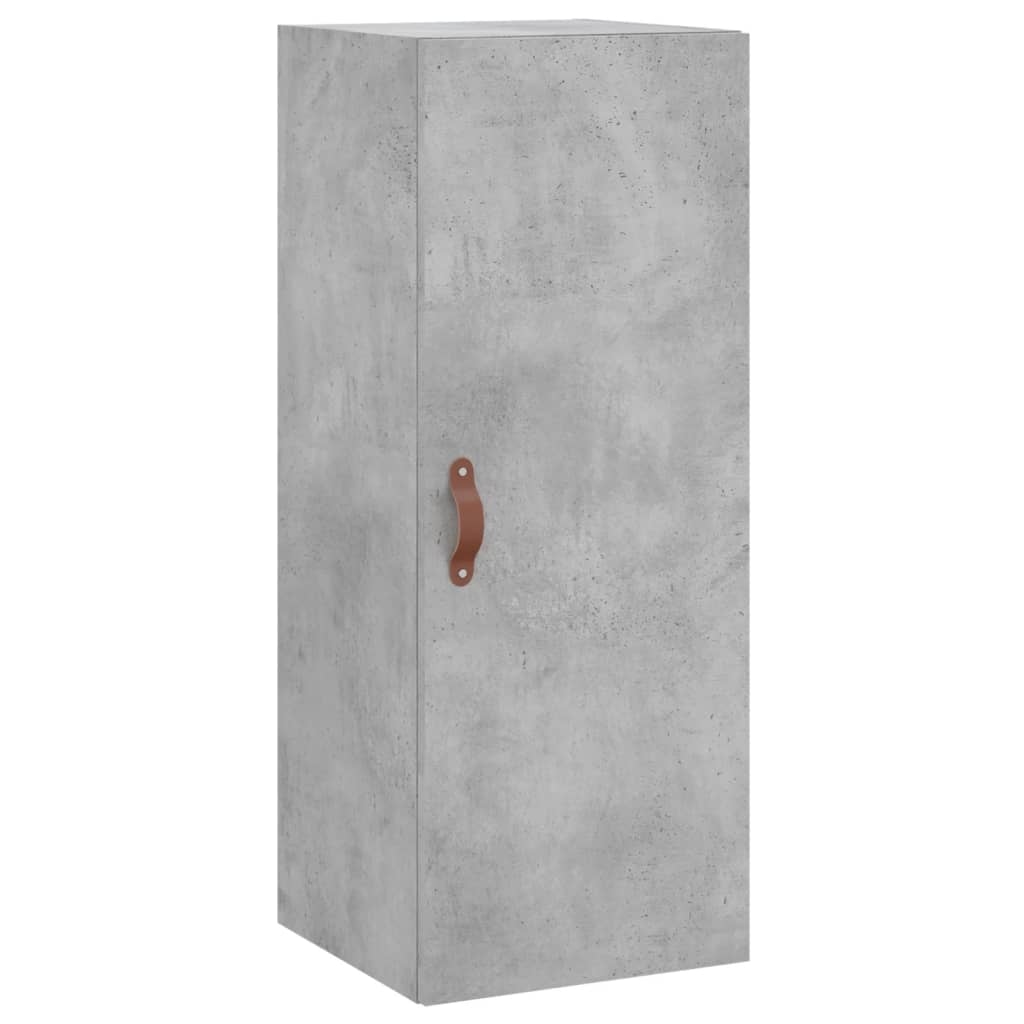 vidaXL Wandschrank Betongrau 34,5 x 34 x 90 cm Image
