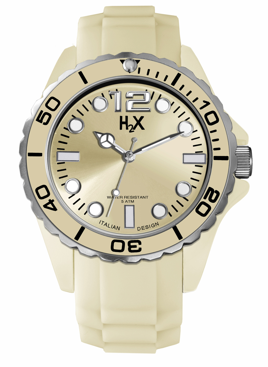 H2X: Herren Reef Gold Uhr Image