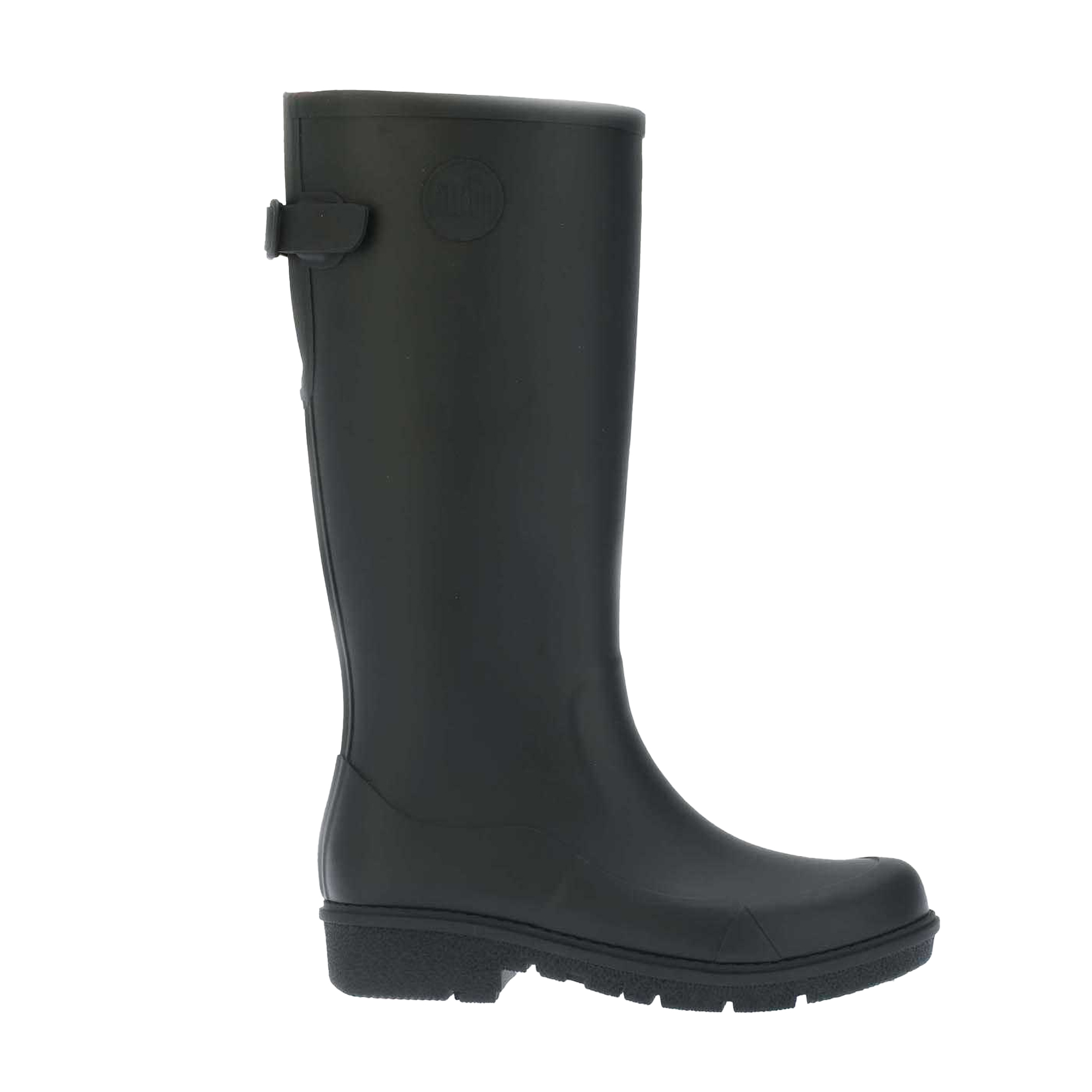 Fit Flop - Hoch geschnitten Gummistiefel für Damen, Wonderwelly Technologie (Schwarz)