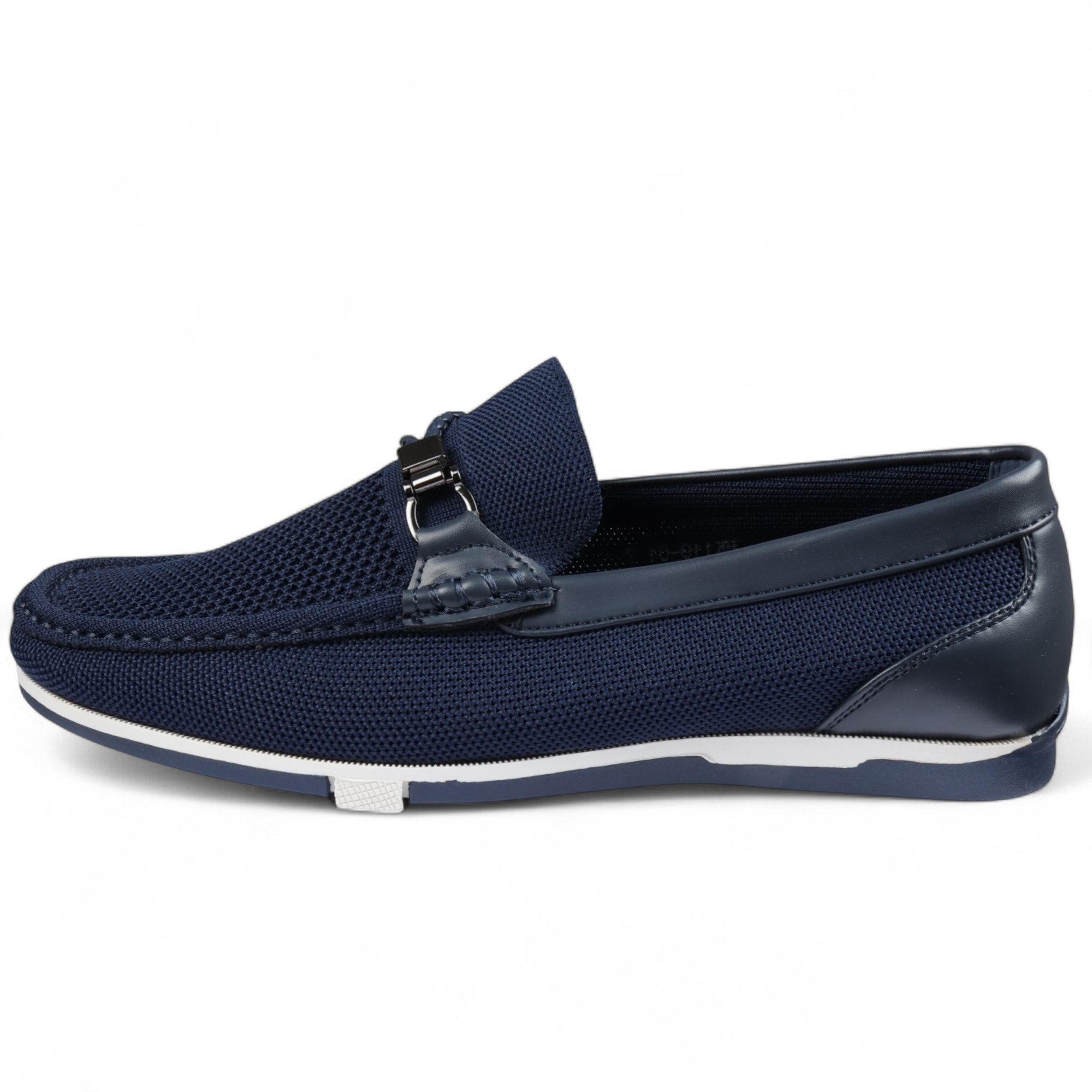 Leichte, atmungsaktive Slipper aus Mesh für Herren in Marineblau Image