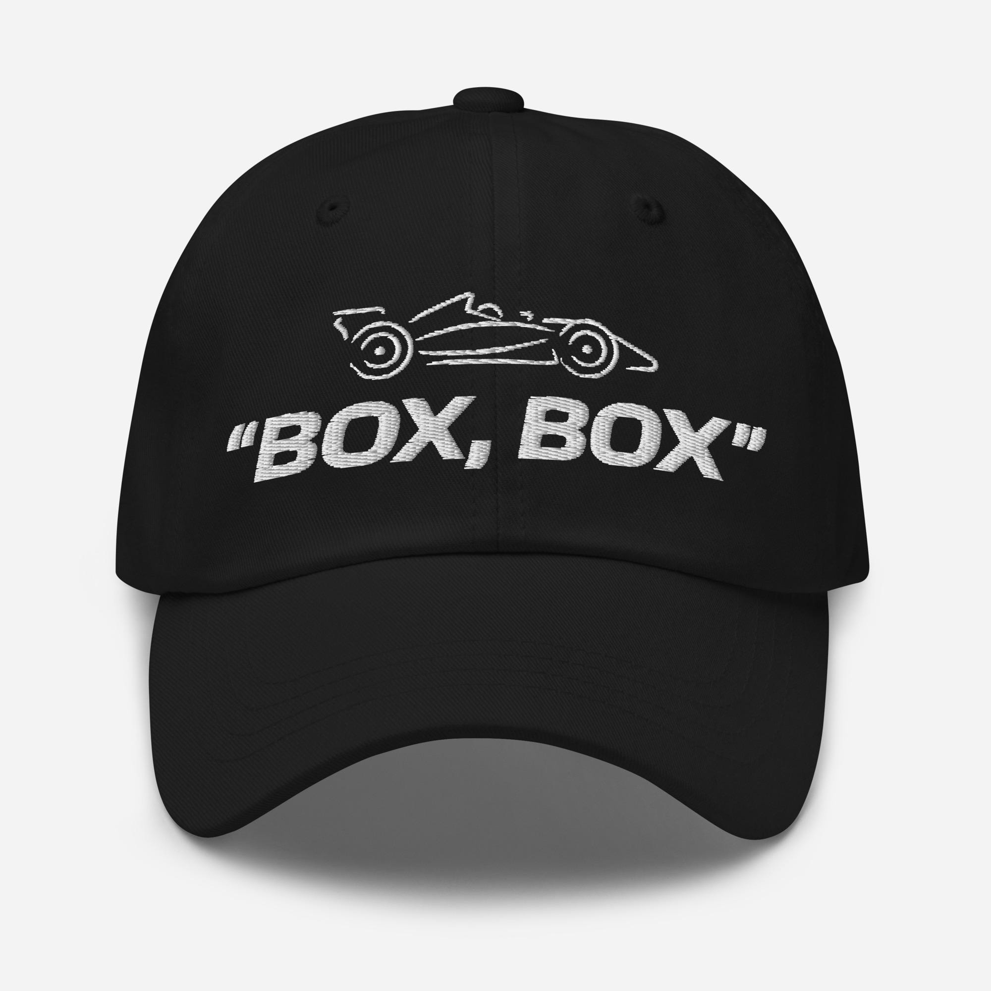 Cappello da papà ricamato Box Box Formula 1 / Cappellino da baseball Formula 1 / Cappello Pit Stop F1 / Cappellino Box Box F1 / Gran Premio di Formula