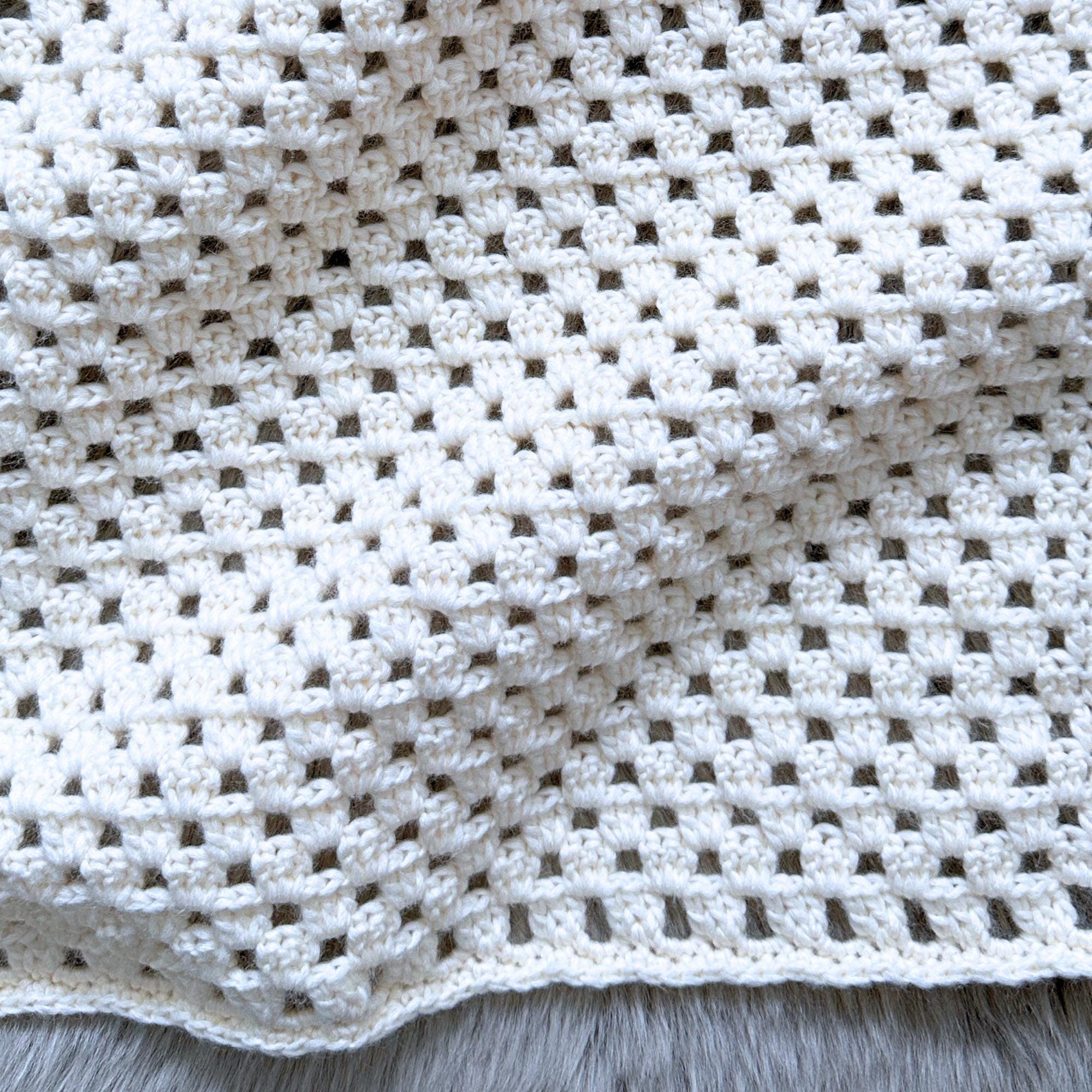 "Modello per copertina per neonato \"Grandma Stitch\", modello per copertina per neonato all'uncinetto, modello all'uncinetto, modello per copertina per"