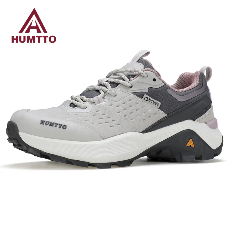 HUMTTO Wandern Damen Schuhe rutschfeste Damen Sportschuhe weiche Sicherheits-Walking-Outdoor-Sneaker für Damen atmungsaktive Trekkingstiefel