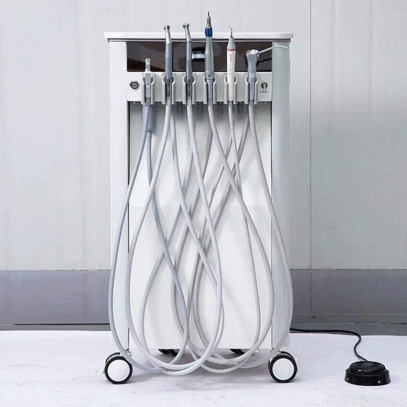 Tragbare Veterinär-Zahnbehandlungseinheit mit Absaugung für Tierzahnreinigung Mobile Zahnpraxis-Ausrüstung Image