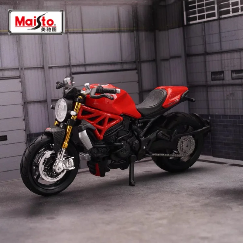 Maisto 1:18 Ducati Monster 696 Legierung Rennmotorrad Modell Druckguss Metall Straßensport Motorrad Modell Simulation Kinder Geschenke Image