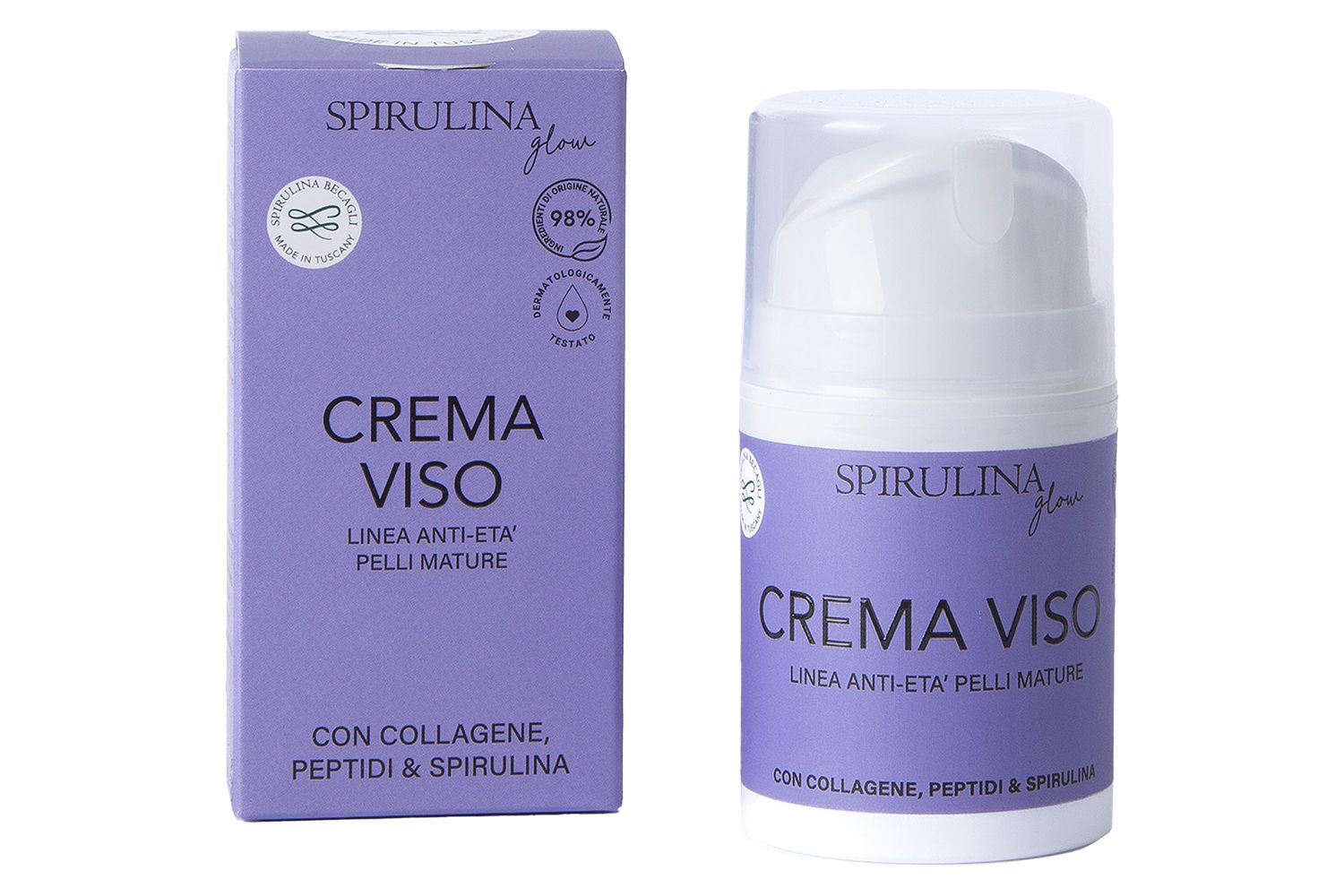 Spirulina Becagli Crema Viso Collagene 50 ml