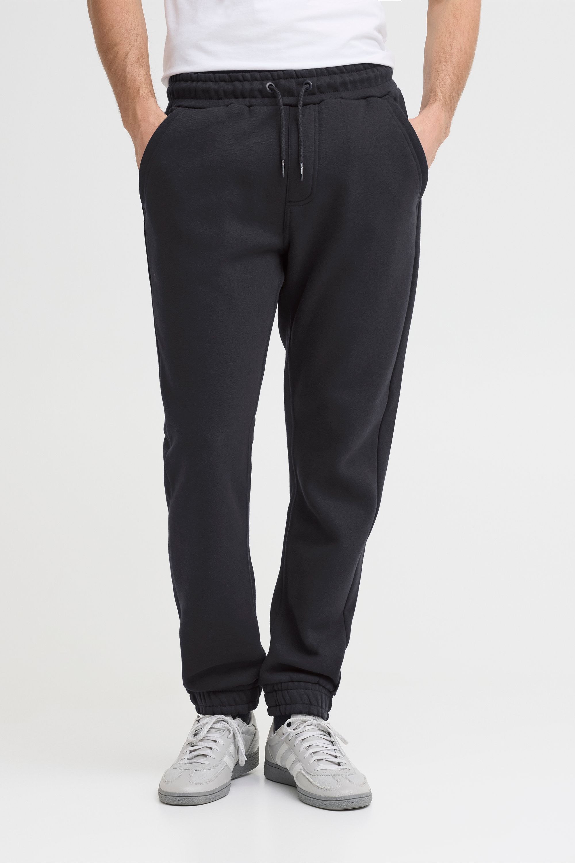 Jogginghose BLEND "BHDowntown", Herren, Gr. 3XL, US-Größen, schwarz navy, Sweatware, 50% Baumwolle, 50% Polyester, unifarben, regular fit normal, Hosen Jogginghose, Gemütliche Sweathose Image