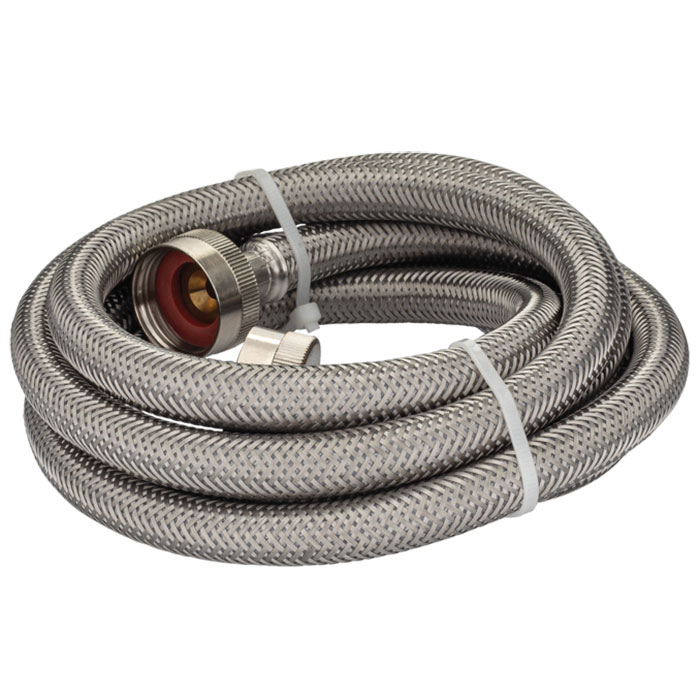 Smart Choice 6-Foot Washing Machine Fill Hose in Stainless Steel