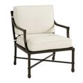 Suzanne Kasler Directoire Lounge Chair with 1 Cushion Set - Chocolate - Ballard Designs - Ballard Designs