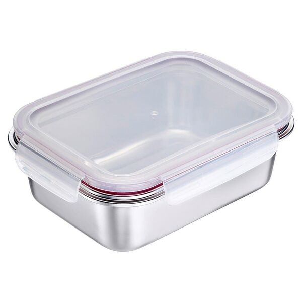 Westmark Frischhaltedose 1.3 L silber, 16.6x7x21.7 cm Image