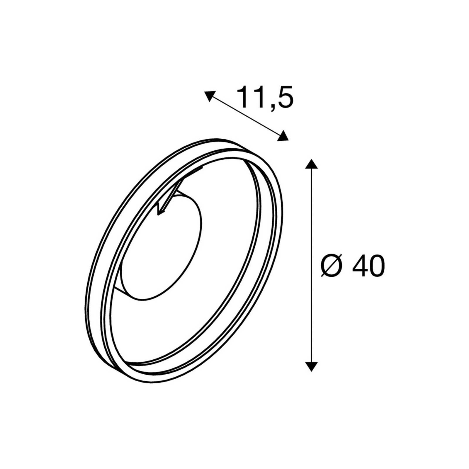 SLV LED Deckenlampe One, dimmbar, messing / gold, für Wohn- / Esszimmer, Aluminium, Modern, LED Deckenleuchte