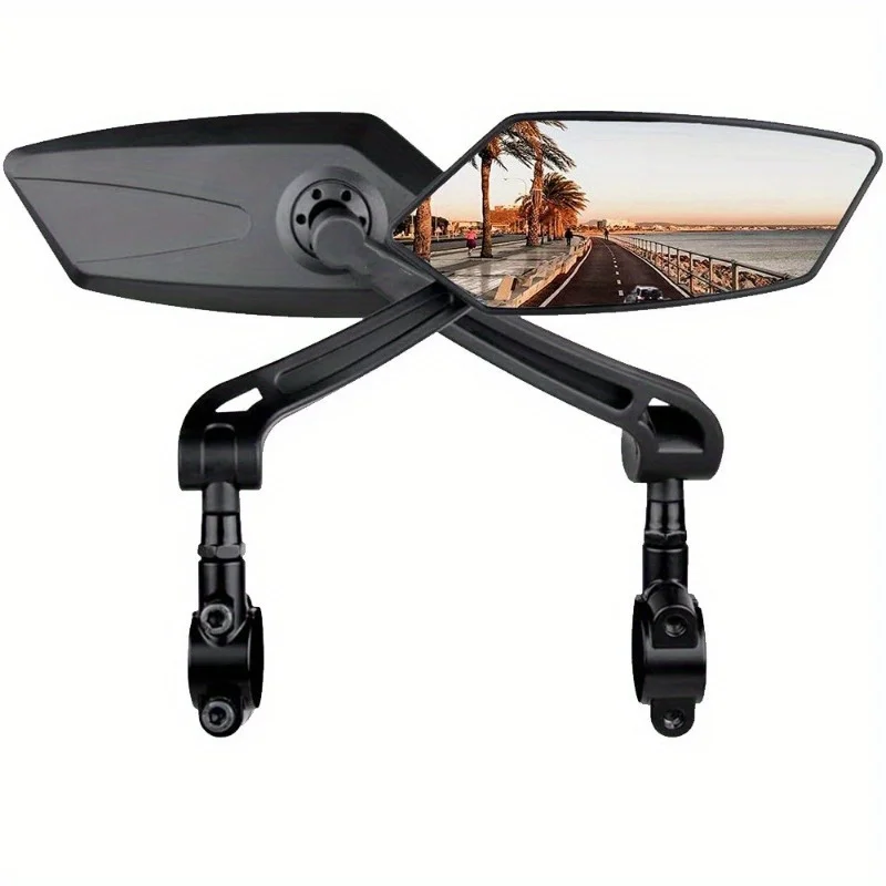 Fahrrad Rückspiegel Reflektor Einstellbare Drehbare Lenker Spiegel Klar Rückspiegel Elektrische Roller Radfahren Fahrrad Zubehör Image