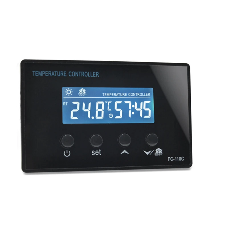 A04I FC-110C 230V10A LCD Mini Sauna Fuß Spa Digitaler Temperaturregler mit Countdown-Timer Regler Thermostat