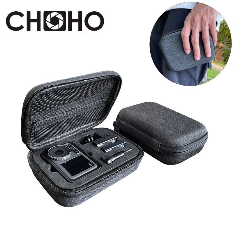 Für DJI 5 PRO Zubehör Tasche Fall Reise Lagerung Sammlung Schaum Tragbare wasserdichte Leinwand Für DJI OSMO Action 5 pro 4 3 Kamera Image