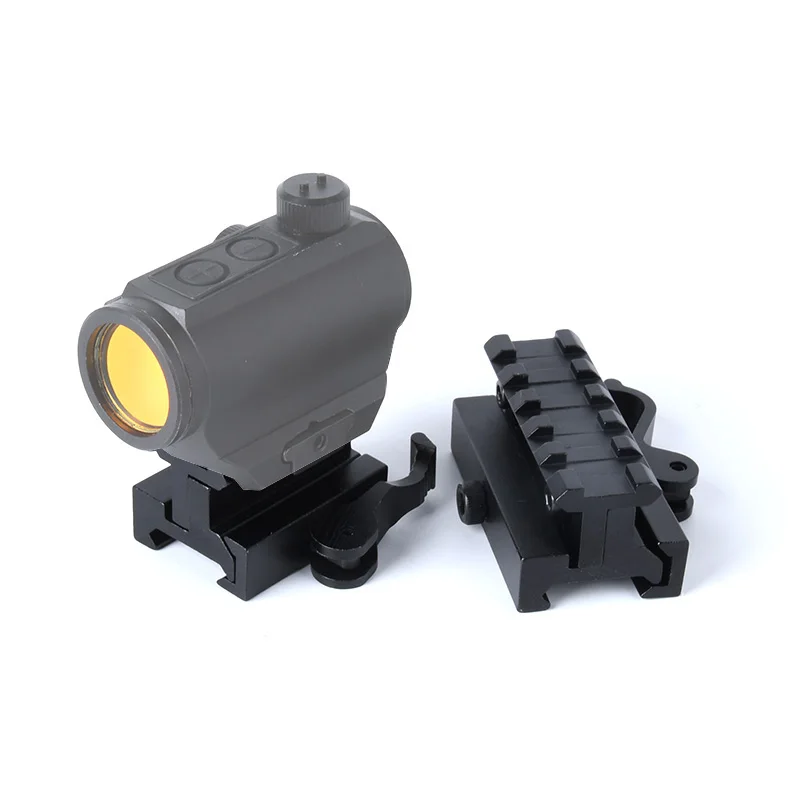 Altezza regolabile Tattico Red Dot Sight Riser Mount Lega di alluminio Picatinny 20mm Rail Base Mount Ottica Scope Airsoft Pistola giocattolo