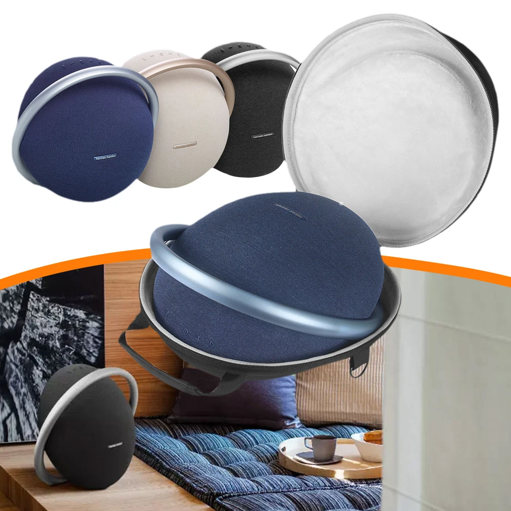 EVA-Tragetasche, stoßfeste Reise-Tragetasche, wasserdichte Hartschalenhülle, kratzfest, für Harman Kardon Onyx Studio 8/7 Lautsprecher Image