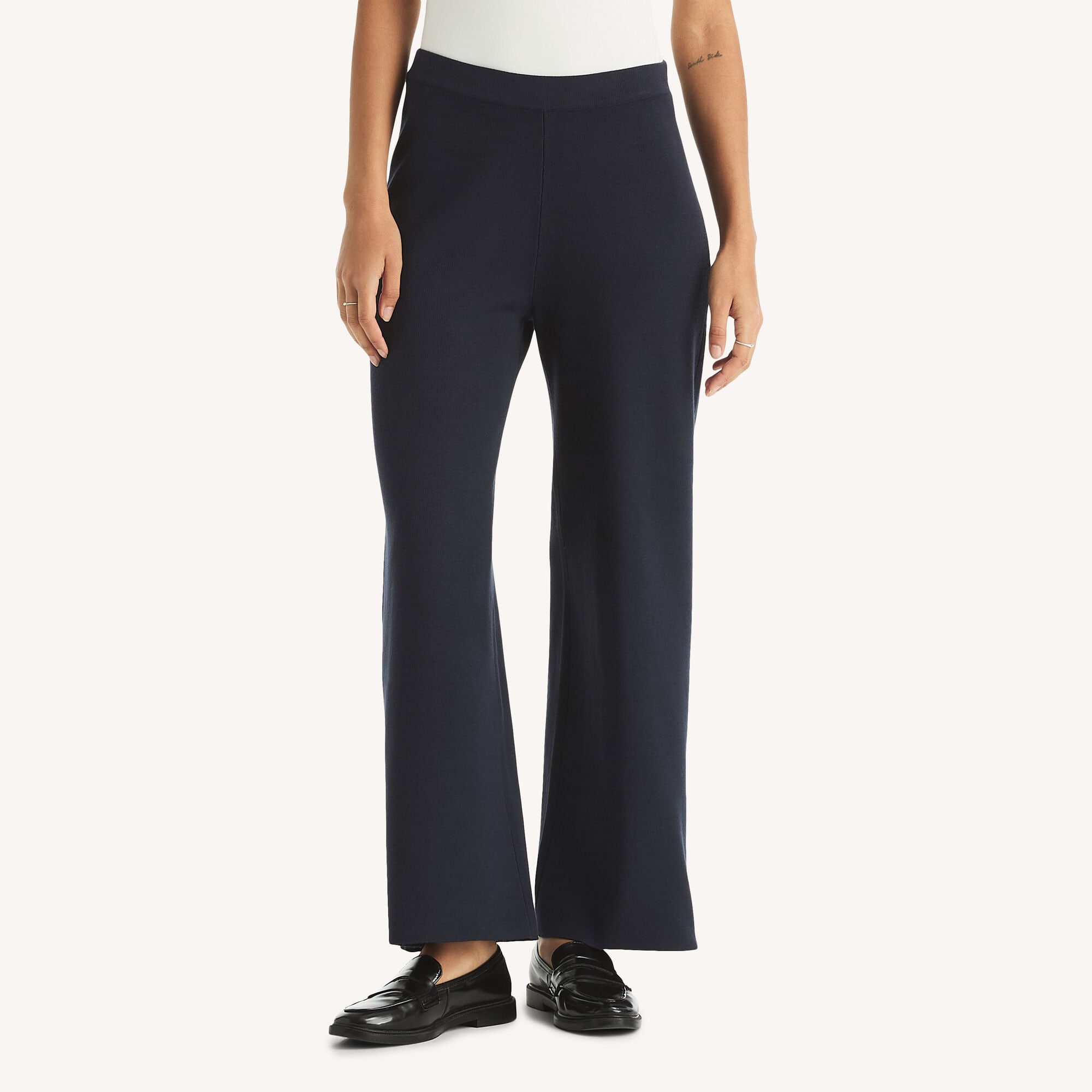 Nautica Women's Pull-On Sweater Pant 401 (Navy), S