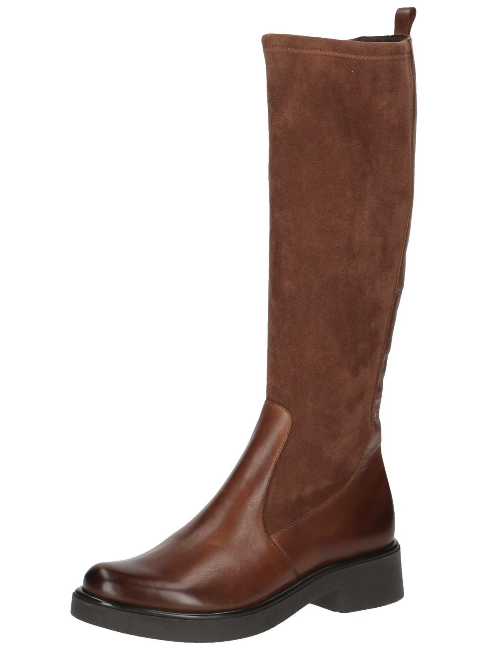 Stiefel CAPRICE "Caprice Stiefel Leder/Textil", Damen, Gr. 40, braun (cognac), Leder, Textil, Schuhe Stiefel