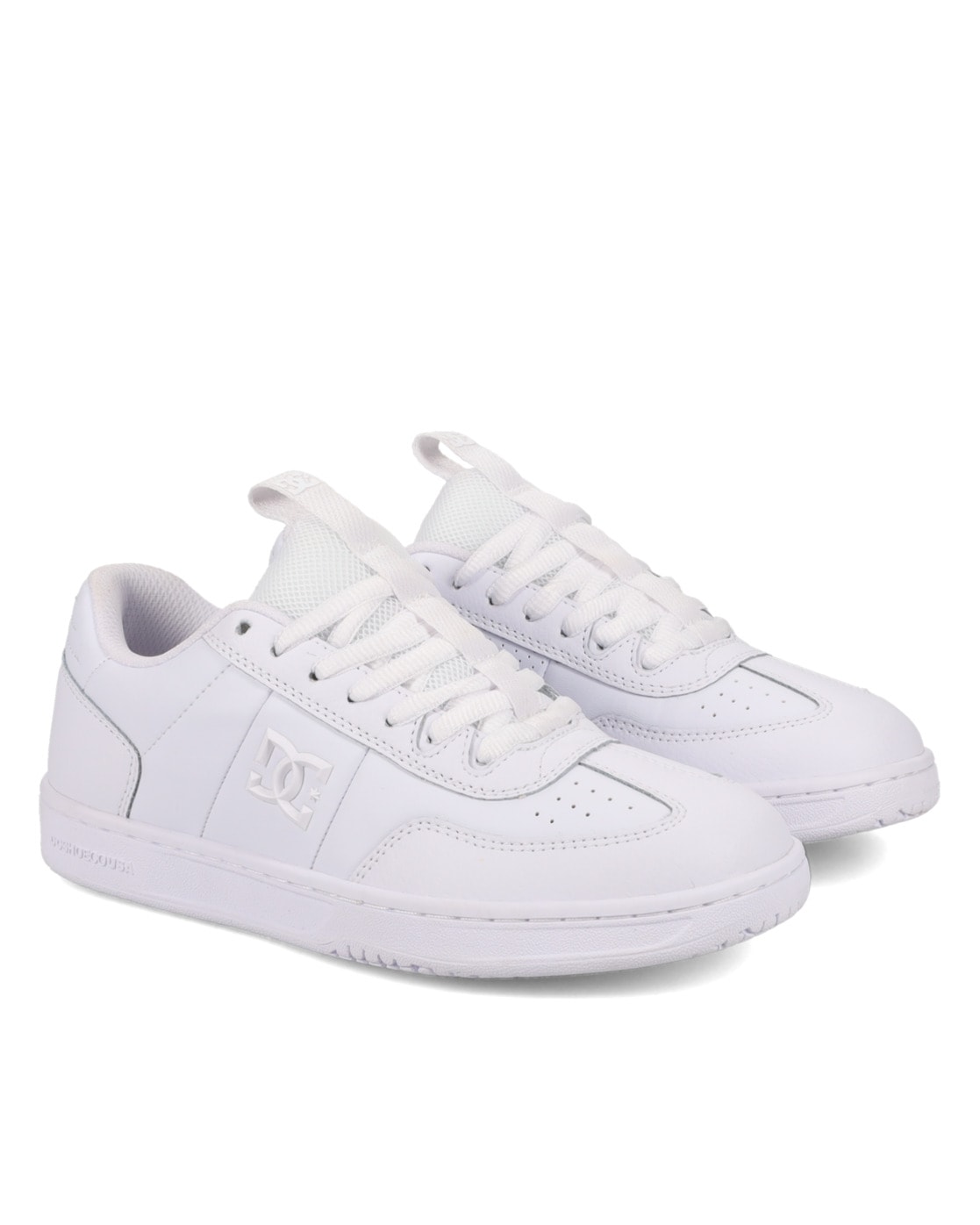 Sneaker DC SHOES "DC Astrix", Damen, Gr. 9(40,5), weiß (weiß, weiß), 61.35% Leder, 38.65% Synthetikmaterial, Schuhe Sneaker