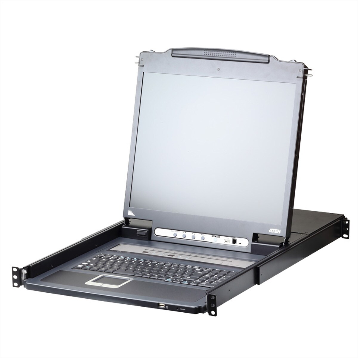 ATEN CL5716iN LCD KVM Switch Over IP, USB-PS/2,VGA , 16-Ports Deutsch Image