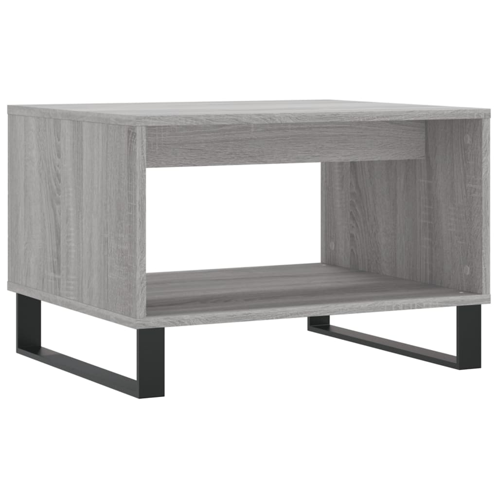 vidaXL Couchtisch Grau Sonoma 60x50x40 cm Holzwerkstoff Image
