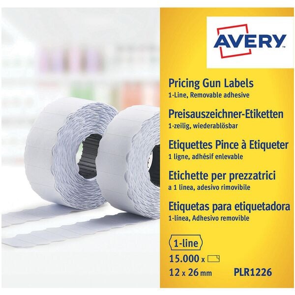Avery Zweckform Preisetiketten 10 Rollen weiß 26,0 x 12,0 mm Image