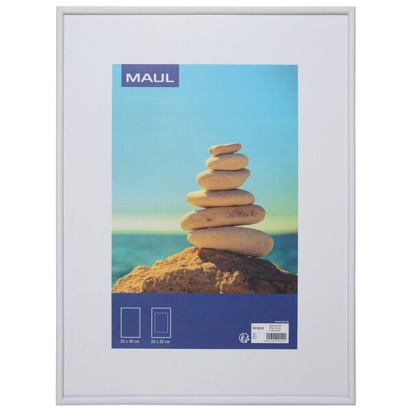 MAUL Bilderrahmen MAULart 30,0 x 40,0 cm weiß, 30x40x1.4 cm Image