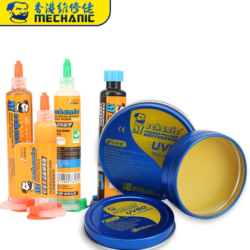 Mechaniker bleifreies No-Clean-Löt flussmittel Paste Kolophonium Löt schweiß fett für Handy-Platine bga pga smd Reparatur werkzeuge Image