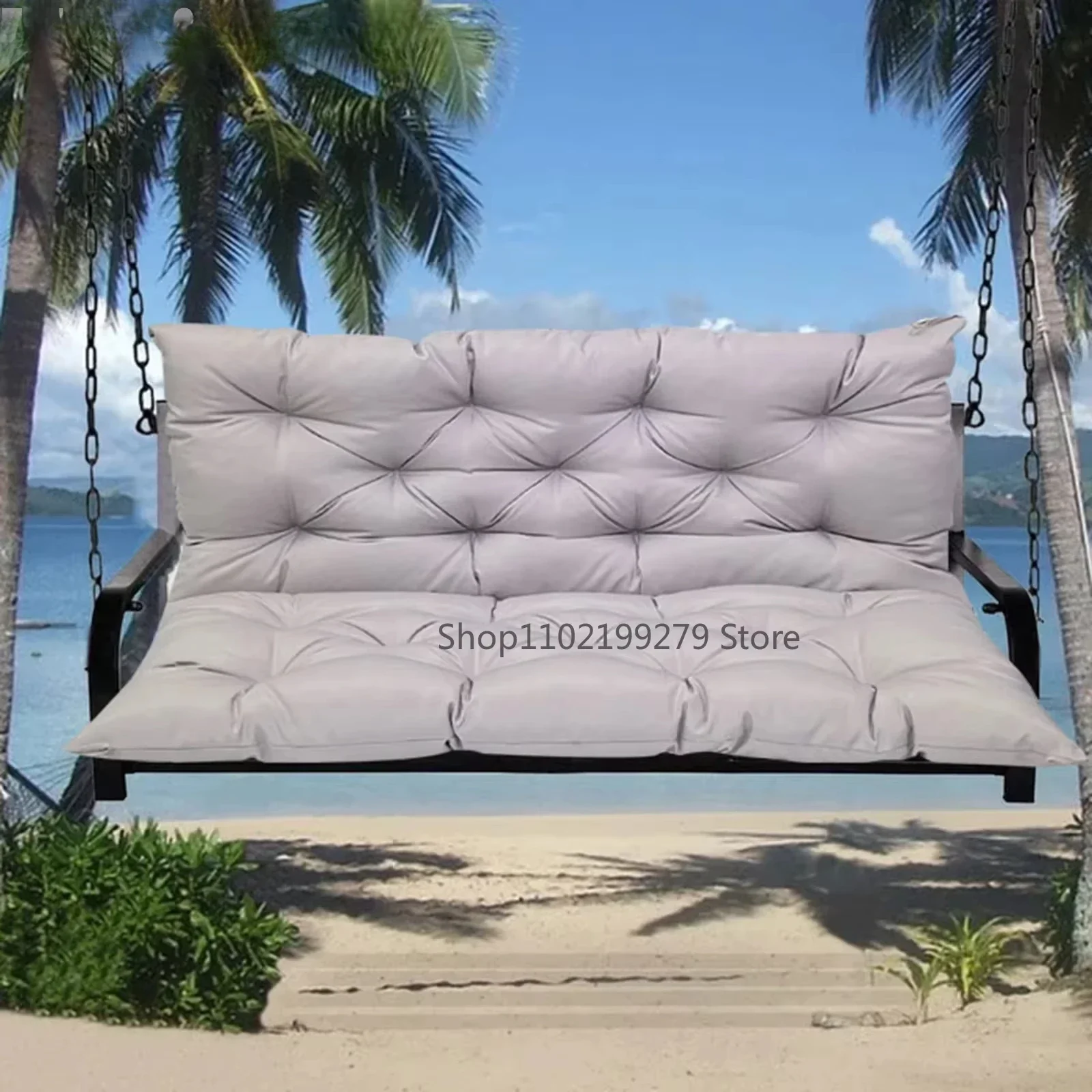 Coussin de banc de jardin, coussins de balançoire épais d