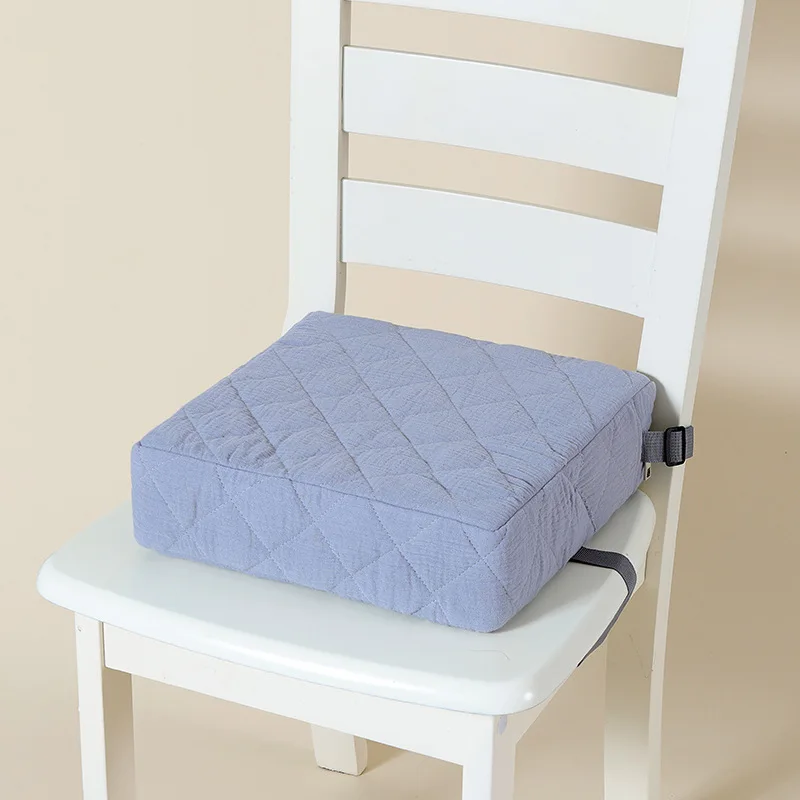 Premium-Ledertasche, abnehmbar, waschbar, bequem, weich, Sitzkissen, Stuhlpolster, Kissen für Kinder, Baby, Esszimmerstuhl, Booster-Kissen Image
