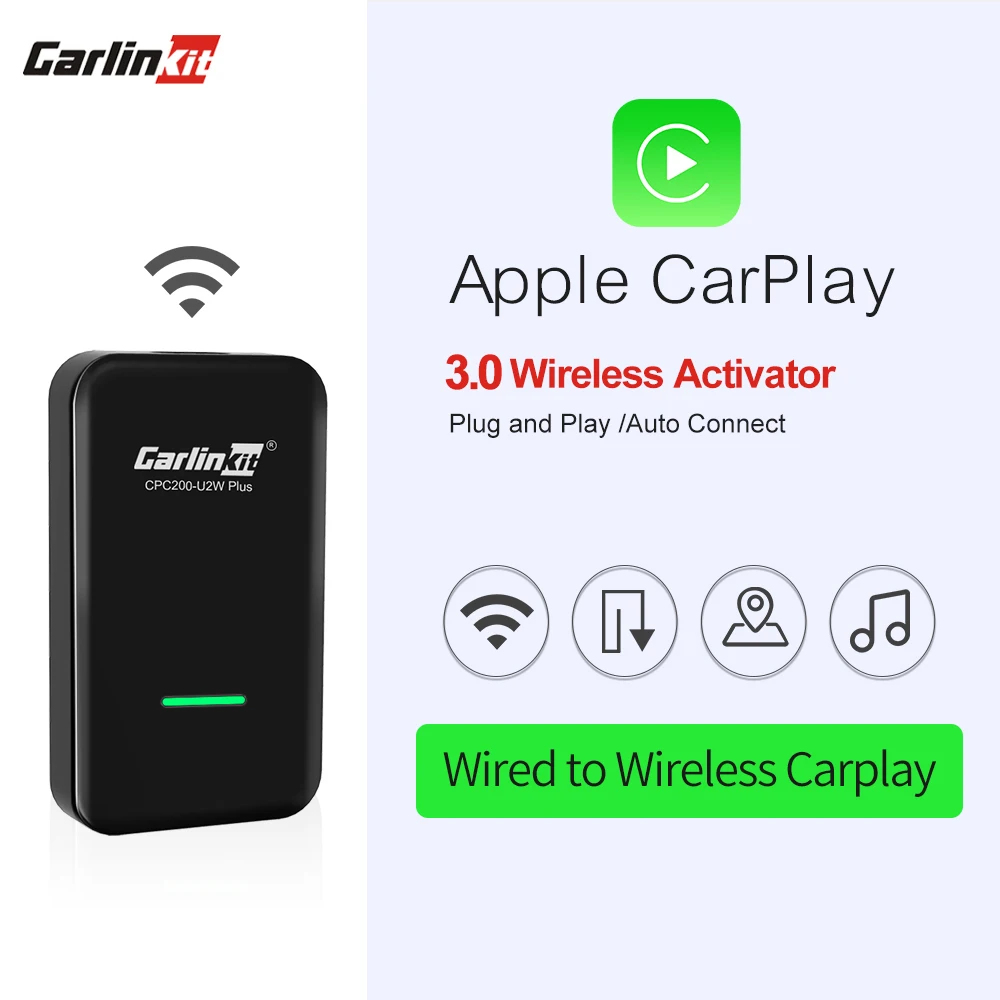 Carlinkit 3,0 Drahtlose CarPlay Aktivator Auto Verbinden für Audi Benz Volkswagen Mazda Verdrahtet Wireless Carplay Stecker Und Spielen Image