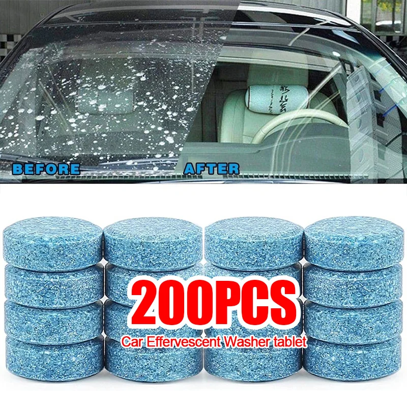 Auto Auto Feste Reiniger Scheibenwischer Auto Auto Brausetabletten Glas Wc Reinigung Autos Zubehör Image