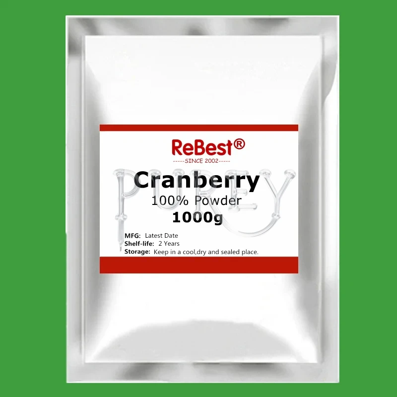 Maßgeschneiderte 100 % Cranberry-Extrakt-Pulver-Aluminiumfolienbeutelverpackung Vaccinium Macrocarpon P.E. für globale Verteiler Image