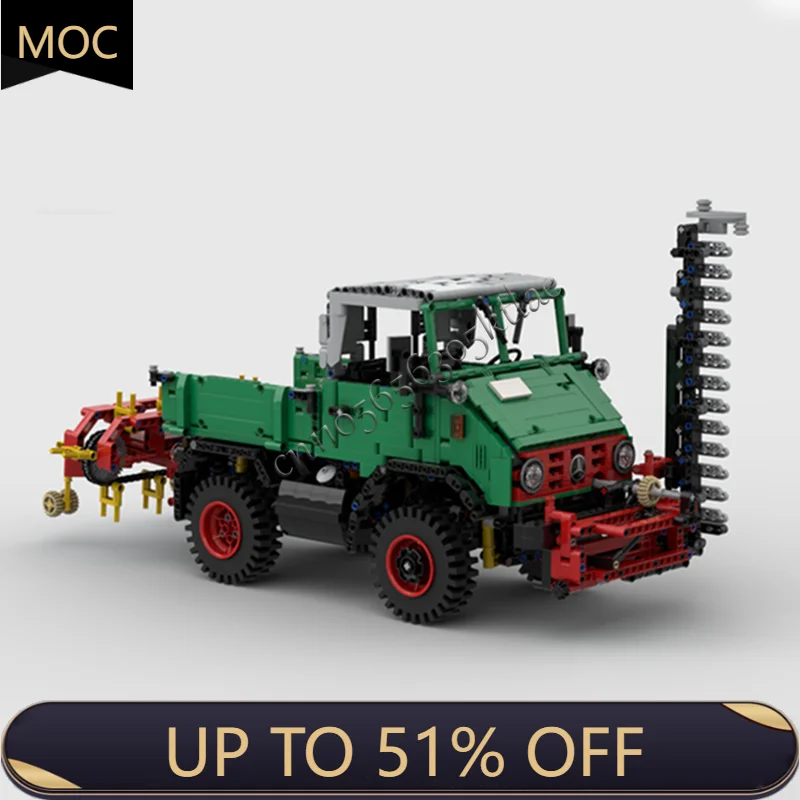 3019 PCS MOC City Engineering Große Erntemaschine Modell Technologie Baustein Kreative Kinder Spielzeug Unvergessliche Weihnachtsgeschenke Image
