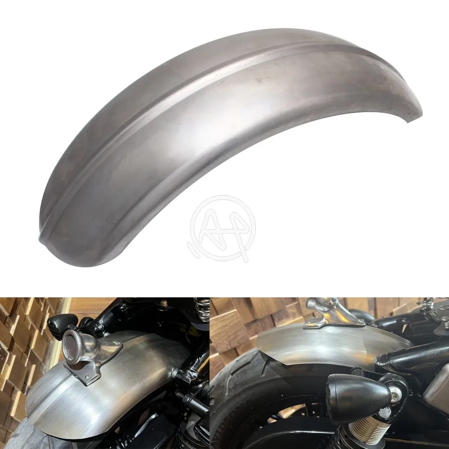 7.5 "18,5 cm breite Rippe gerippt Kotflügel Bobber für Sportster xl1200 Dyna Chopper xl883 Honda Ross Image