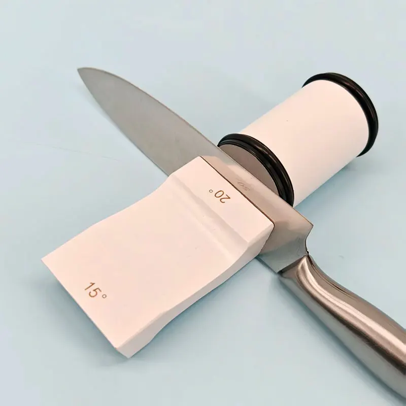 Rollender Messerschärfer, magnetischer Messerhalter, Diamant-Schleifstein mit 15 und 20 Grad Winkelrolle, Küchenzubehör-Set Image