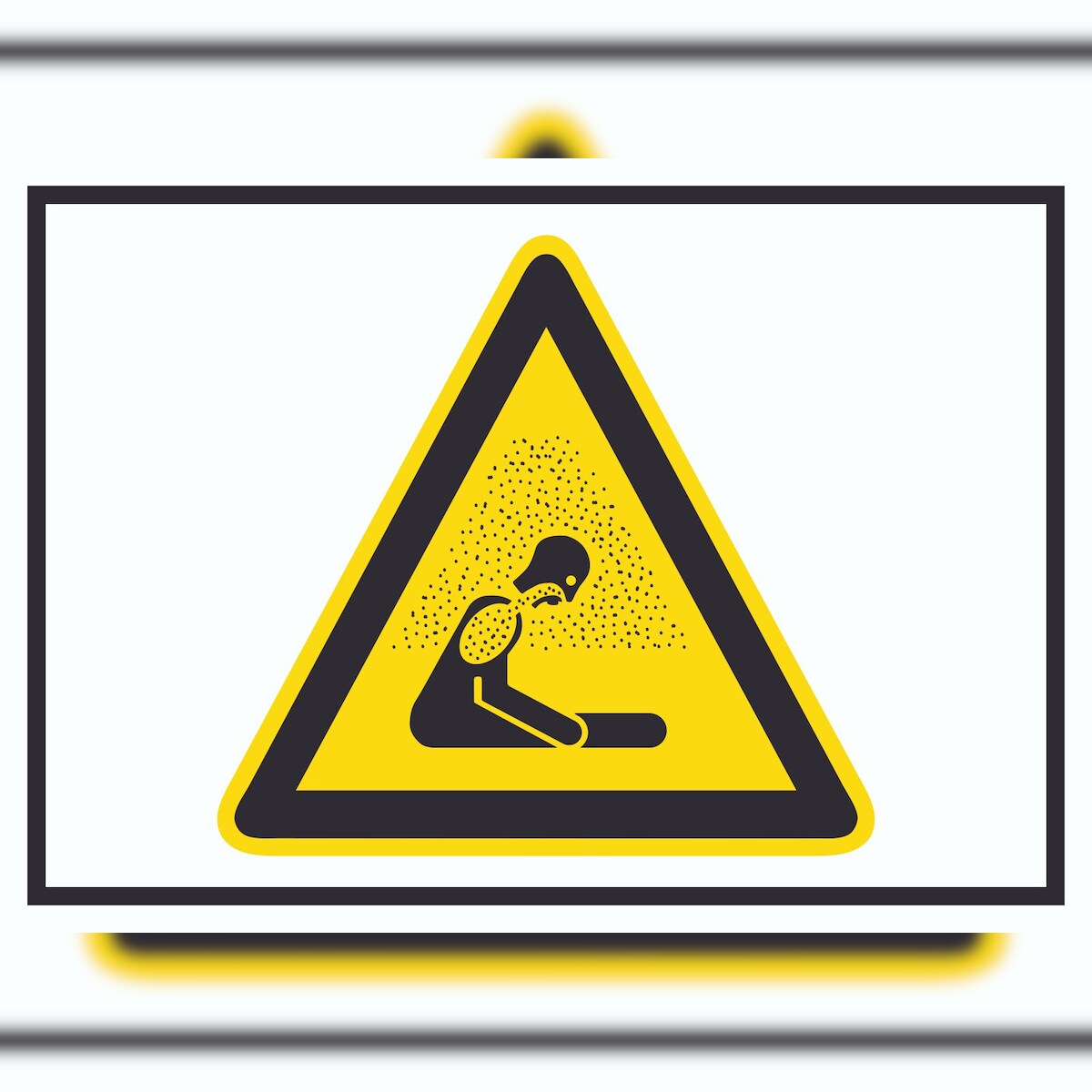 HB-Druck Achtung Erstickungsgefahr Symbol A5 (148x210mm) Schild Image