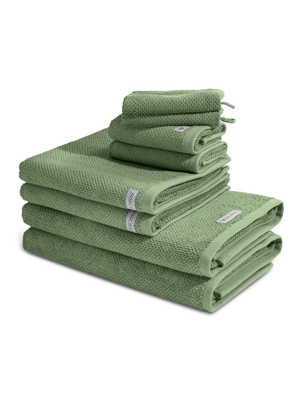 Ross Handtuchset 8-teilig Damen grün, ONE SIZE Image