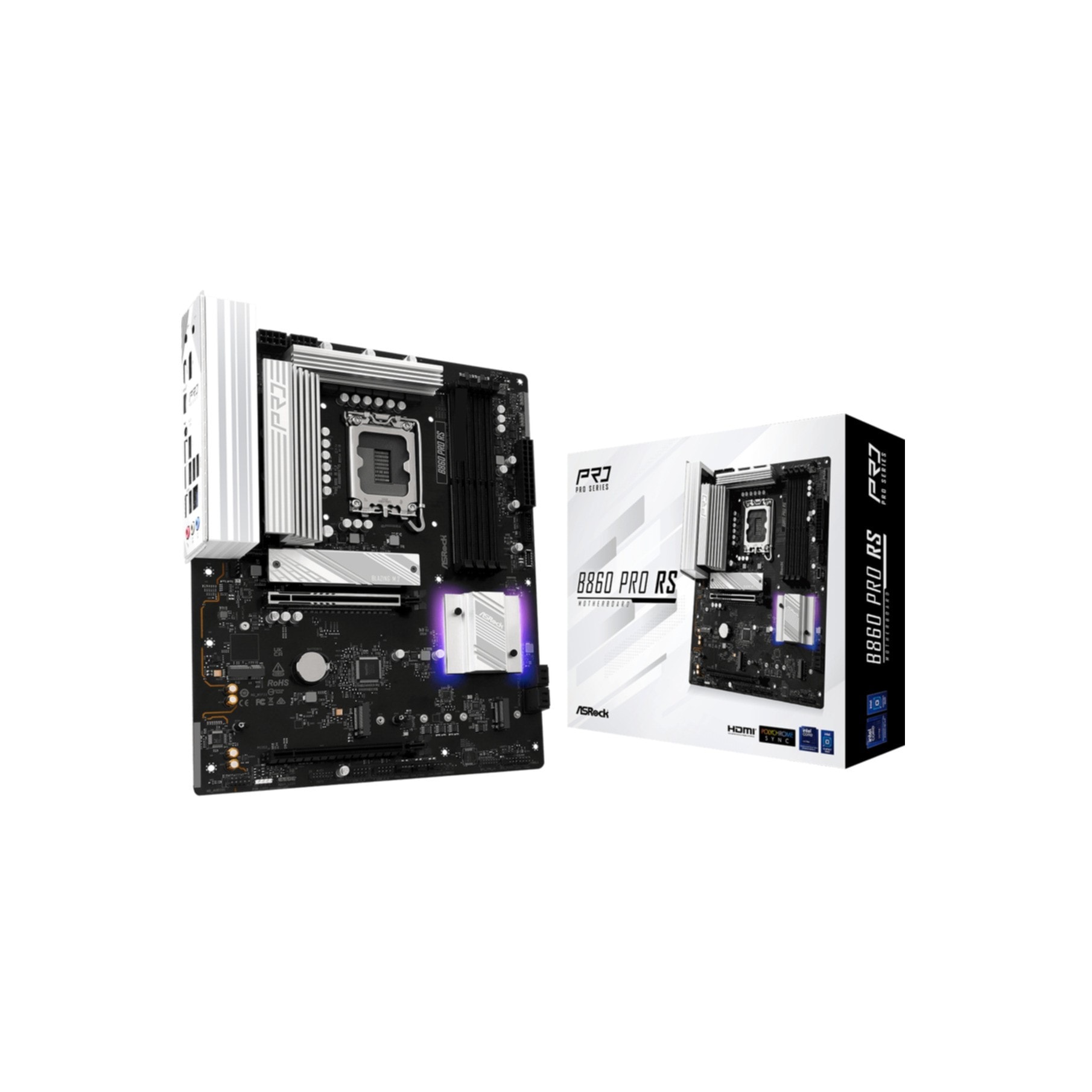 ASROCK Mainboard "B860 Pro RS", ohne farbbezeichnung, B:7,5cm H:28,1cm T:35cm, Mainboards Image
