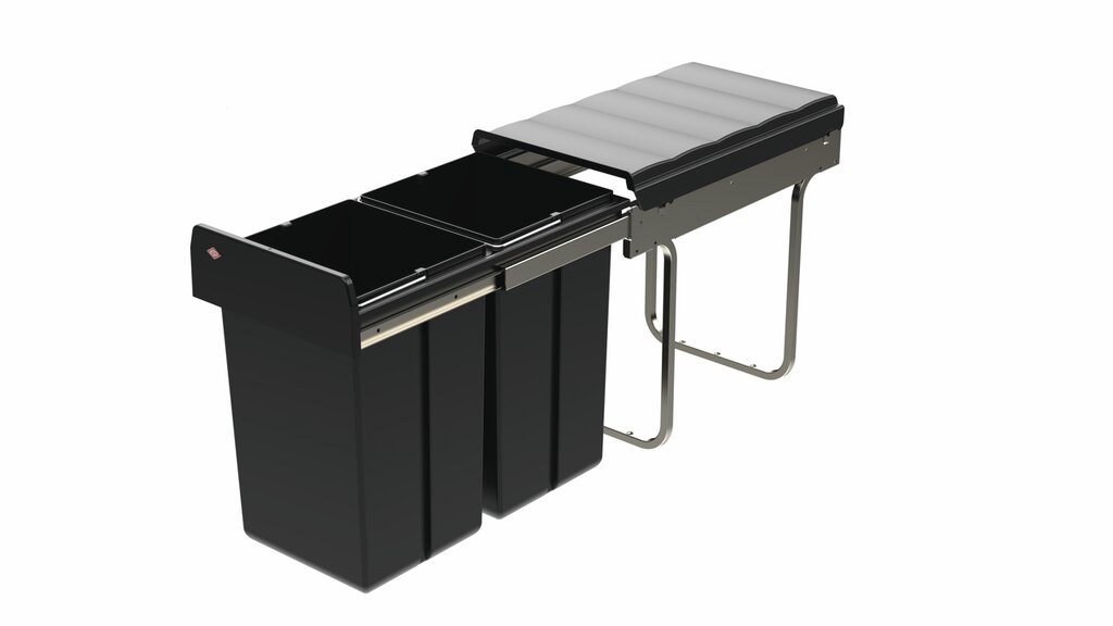 Naber WESCO® Traditionline Double-Boy 410 ECO/300-2, Abfallsammelsystem, schwarz Image