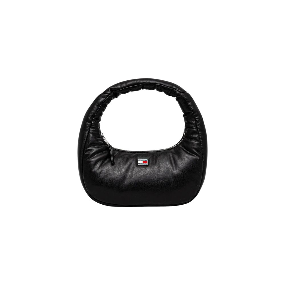 Tommy Hilfiger Schwarze Polyethylen-Handtasche Image