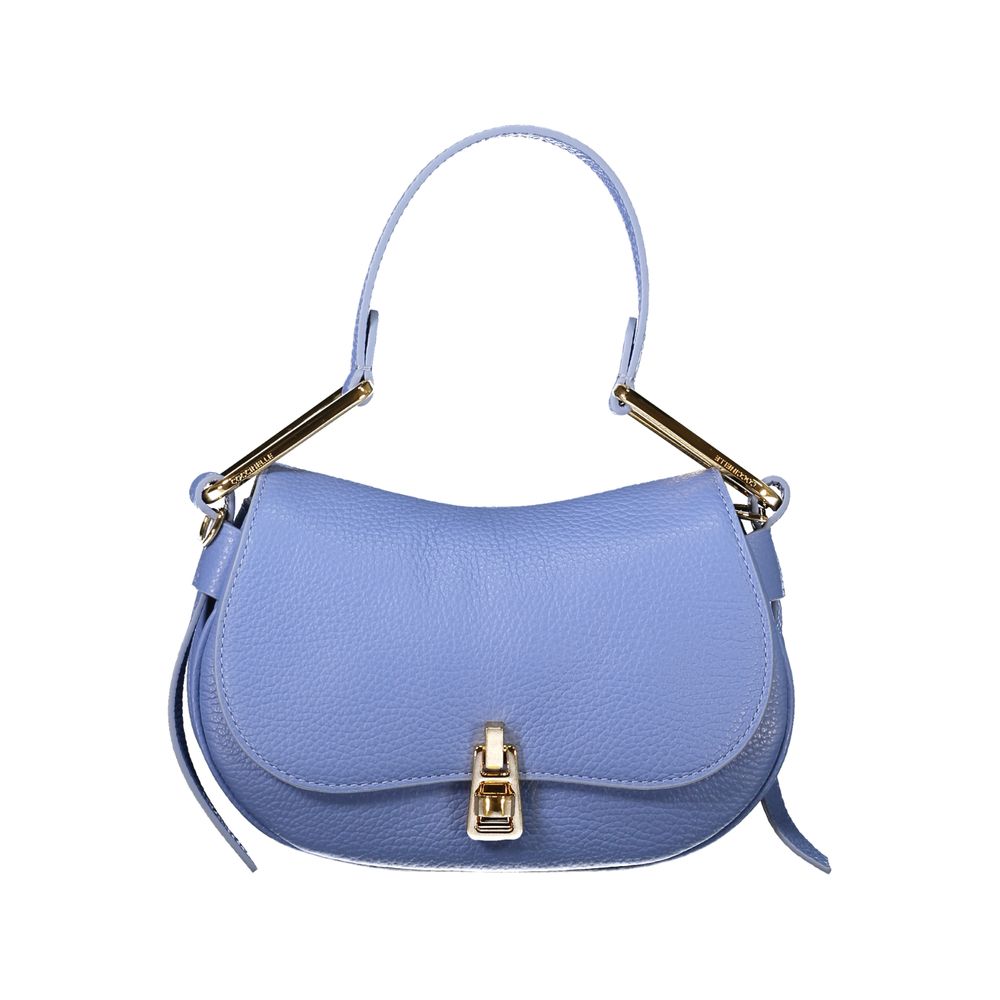 Blaue Lederhandtasche Image