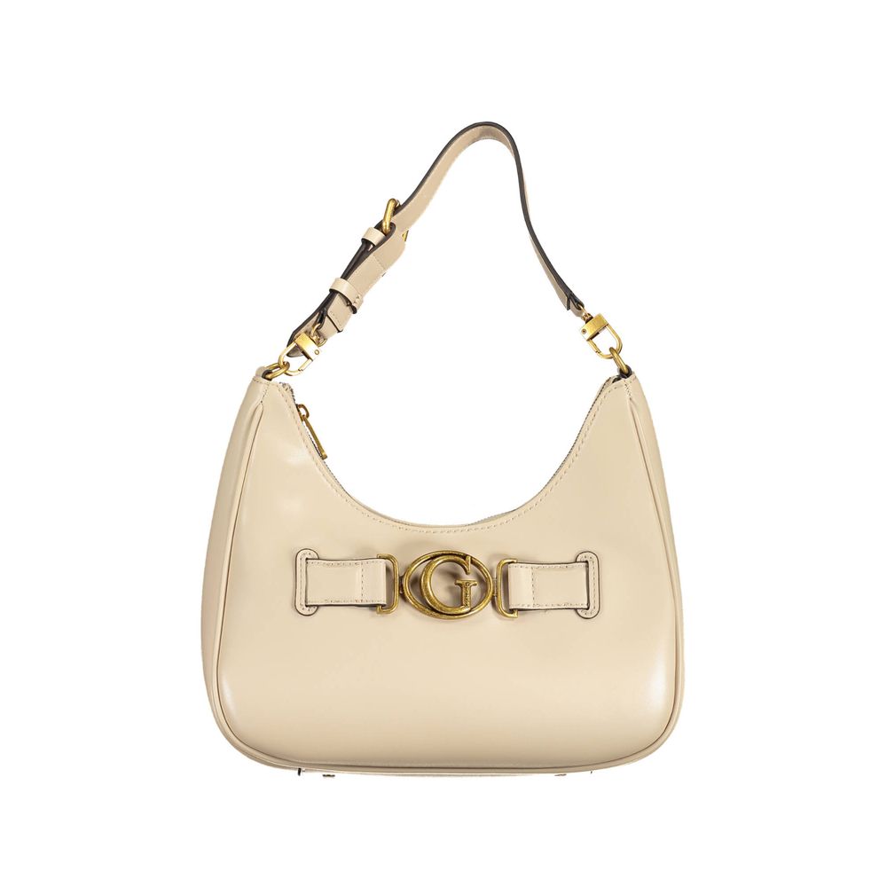 Guess Jeans Beige Polyethylen-Handtasche Image