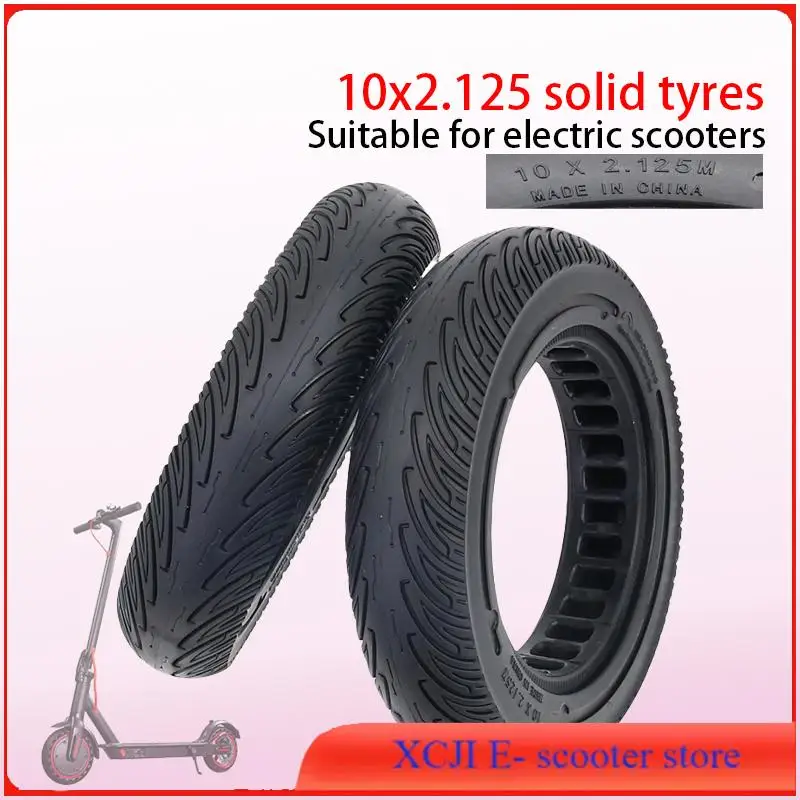 Vollreifen-Dämpfungsreifen, hochwertiger 10 x 2,125 Vollreifen für Xiaomi M365 10 x 2/10 x 2,5 Vollreifen Image