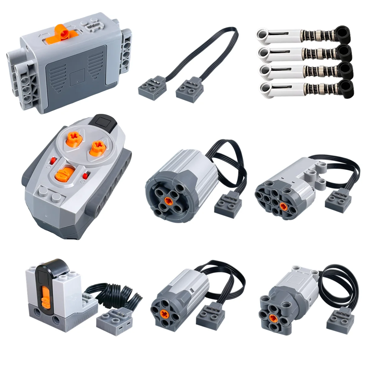 Kompatibel mit dem mechanischen Satz LeG-Sportwagen-Power-Motor mit kleinen Partikeln, PF-Modifikation, APP-Programmierung, Fernbedienungsset Image